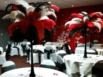 Feather Centerpieces
