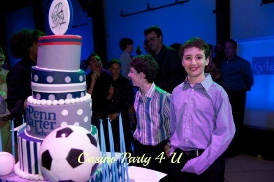 Bar Mitzvh Cake casino party