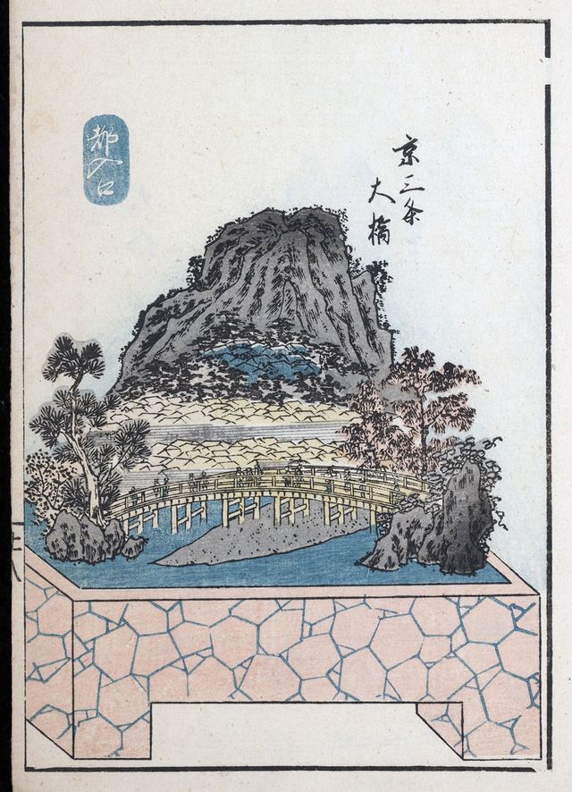 Evolution of Tray Landscapes in Early 19th Century Japan Based