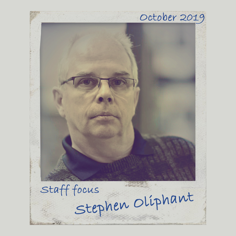 A picture of Stephen Oliphant from October 2019