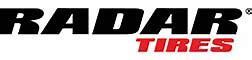 Radar Tires logo: black Radar Tires logo: black