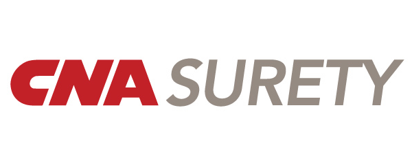 The cna surety logo is red and gray on a white background.