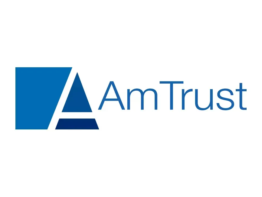 The logo for aam trust is blue and white on a white background.