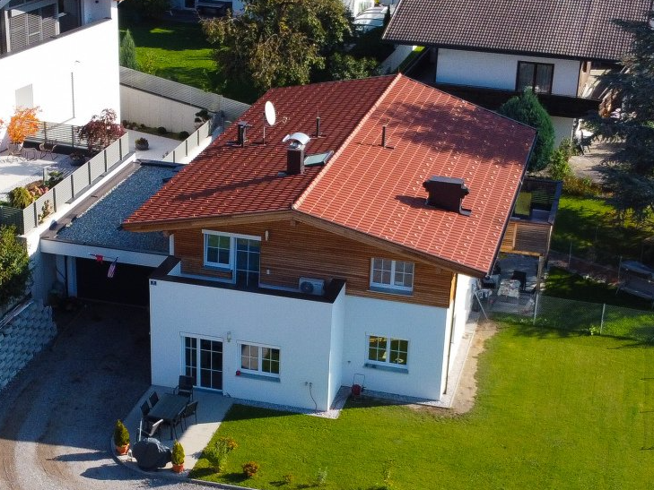 Hausansicht von oben