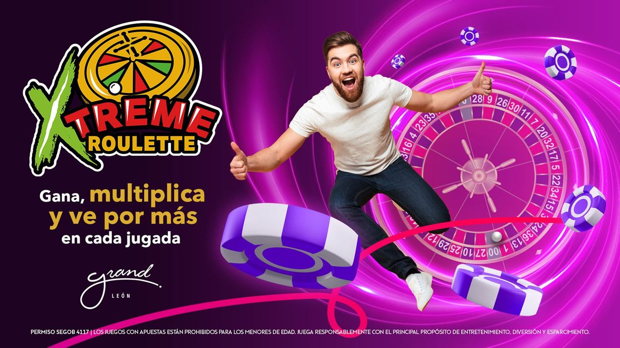 La emoción se eleva al máximo con Xtreme Roulette en Grand León Casino