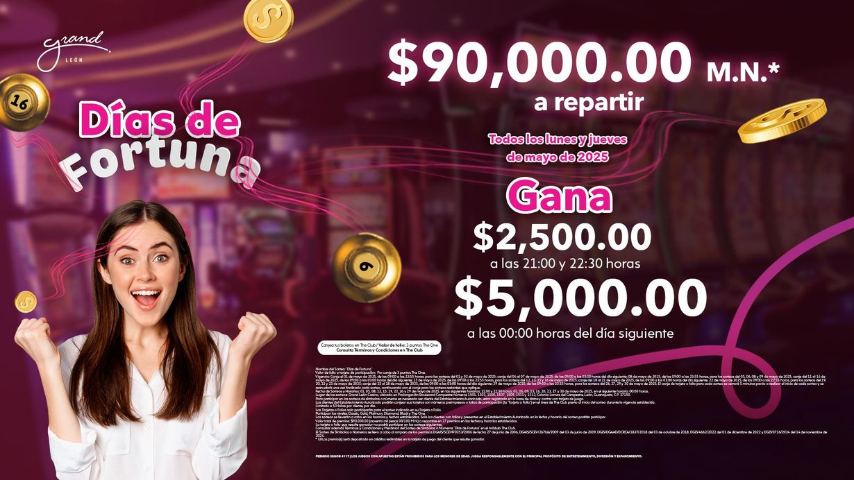 Sorteo DÍAS DE FORTUNA