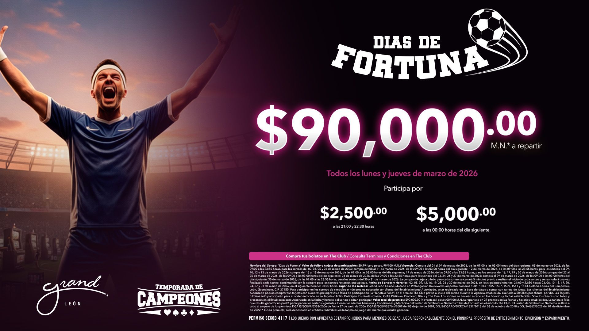 Sorteo Días de Fortuna