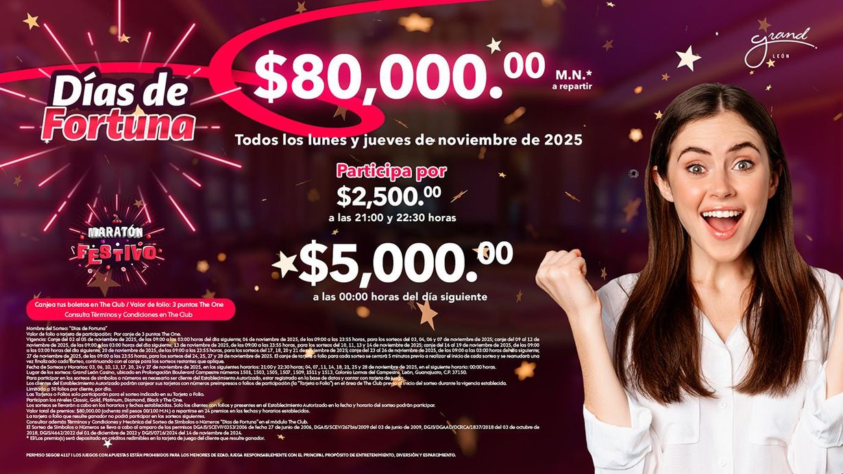 Sorteo  Días de Fortuna