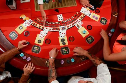 Imagem de mesas de cassino