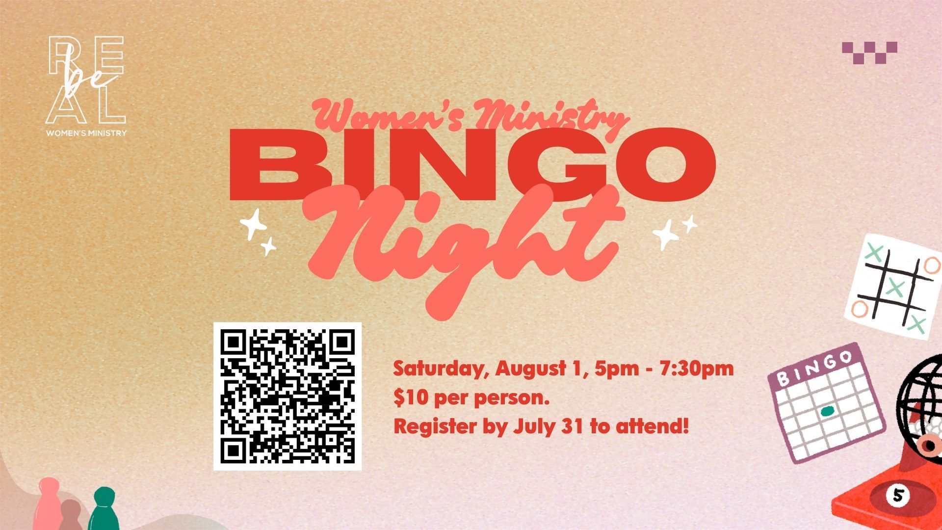 Women's ministry bingo night at New Hope Wylie