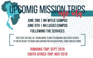 upcoming trips info mtg