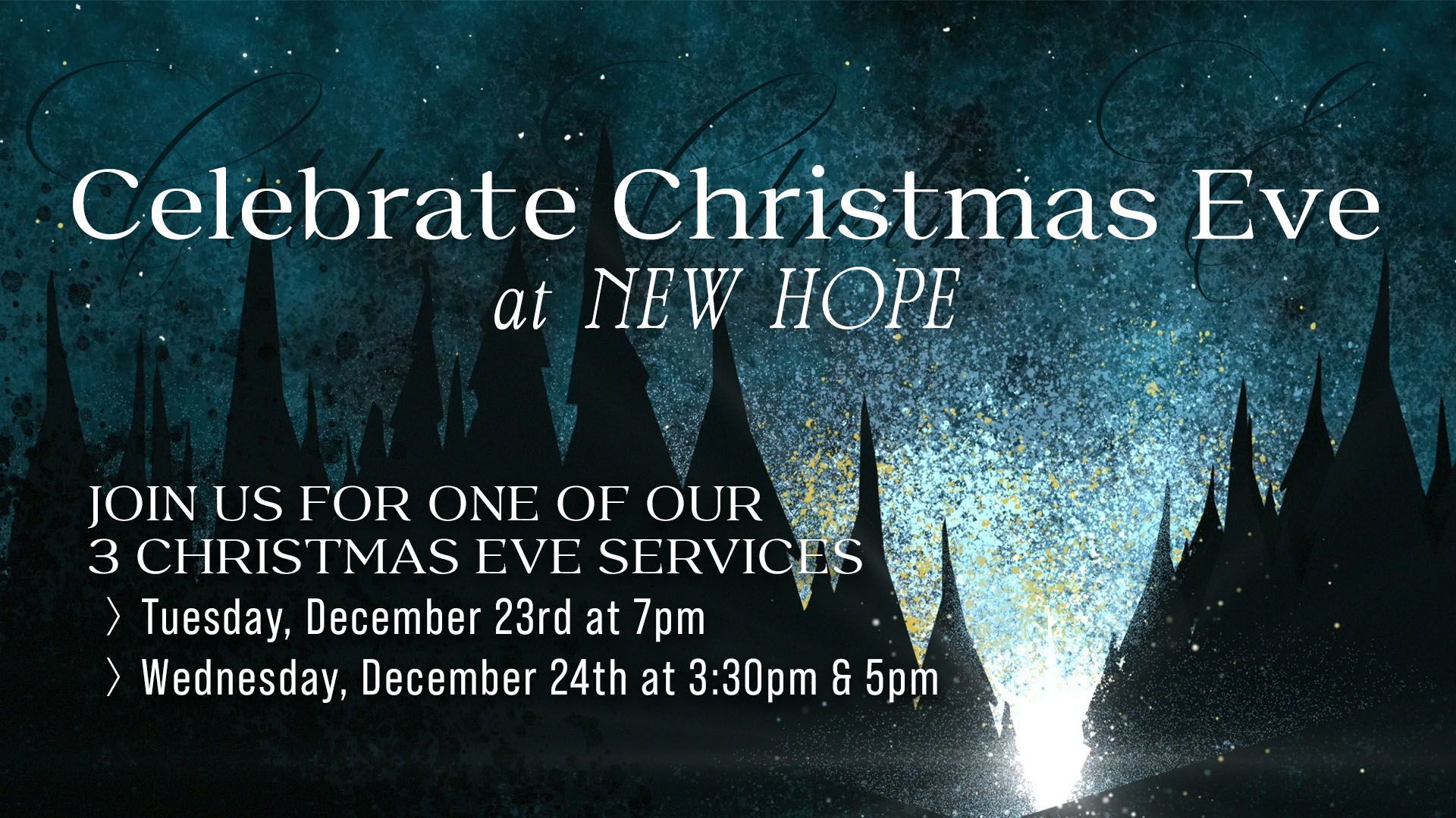Christmas Eve Services at New Hope Wylie