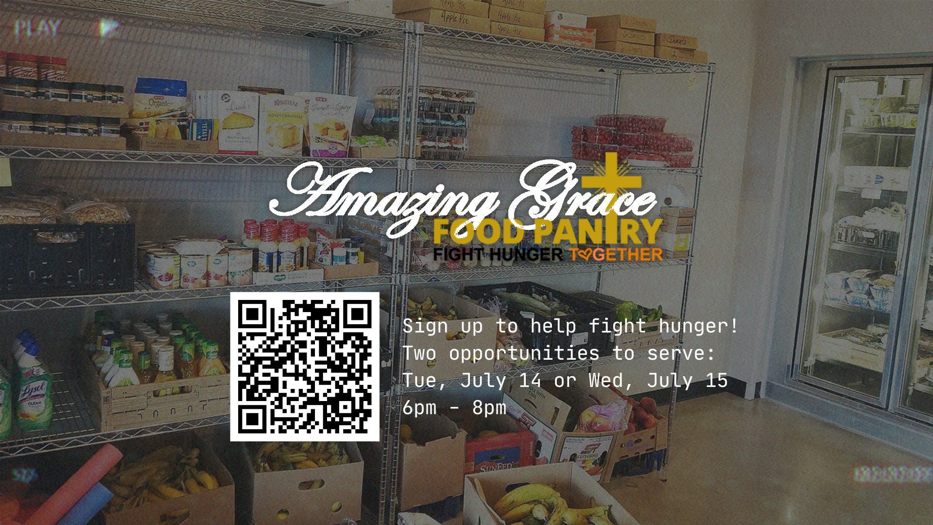 Serve with Amazing Grace Food Pantry