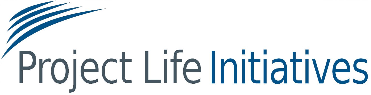 A blue and white logo for operation lifeshield