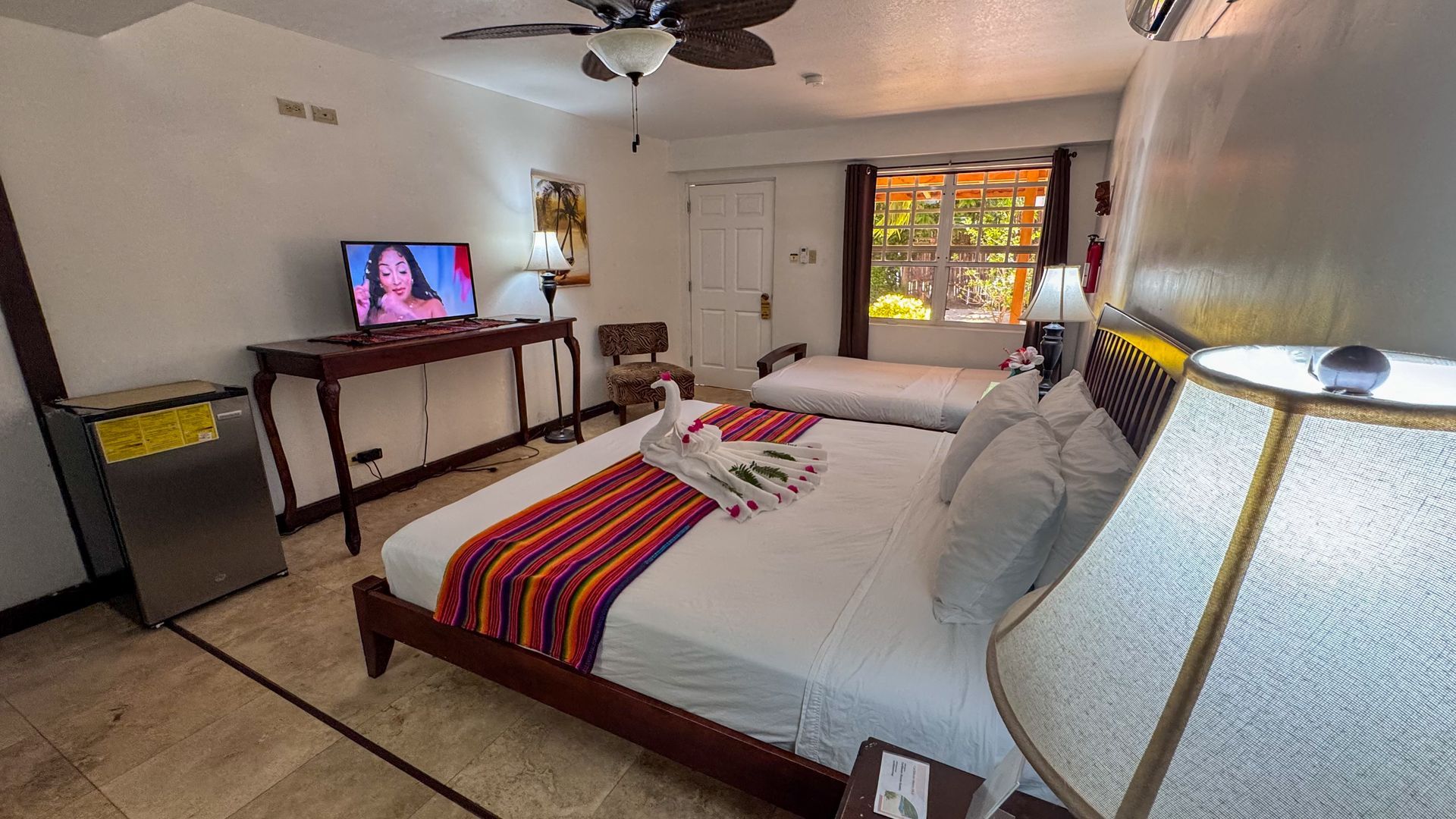 accommodations for a family of 3 in Hopkins Village