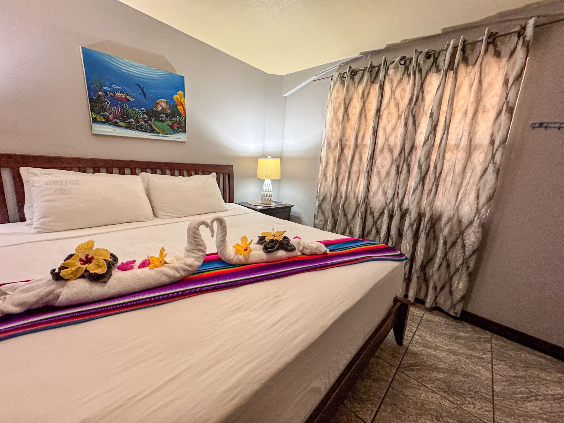 spacious king room at Caribbean Shores Bed and Brea