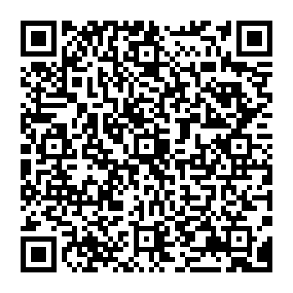 QR code with a pattern of black and white squares.