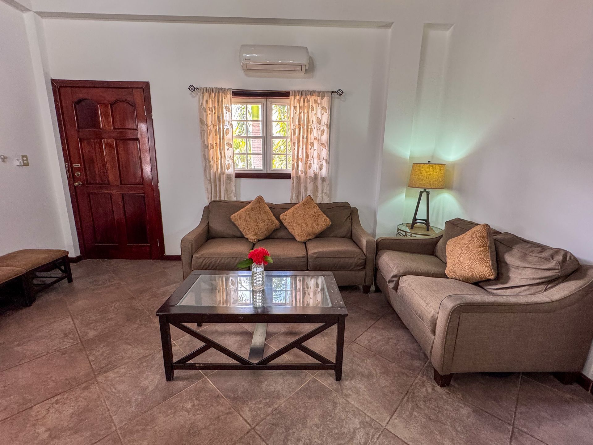 living room area at Caribbean Shores B&B two bedroom apartment 