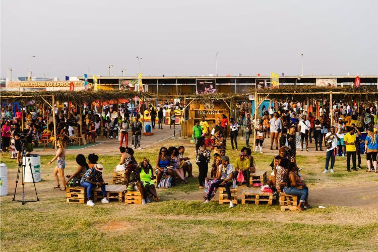 people in a festival that needs professional cleaning service