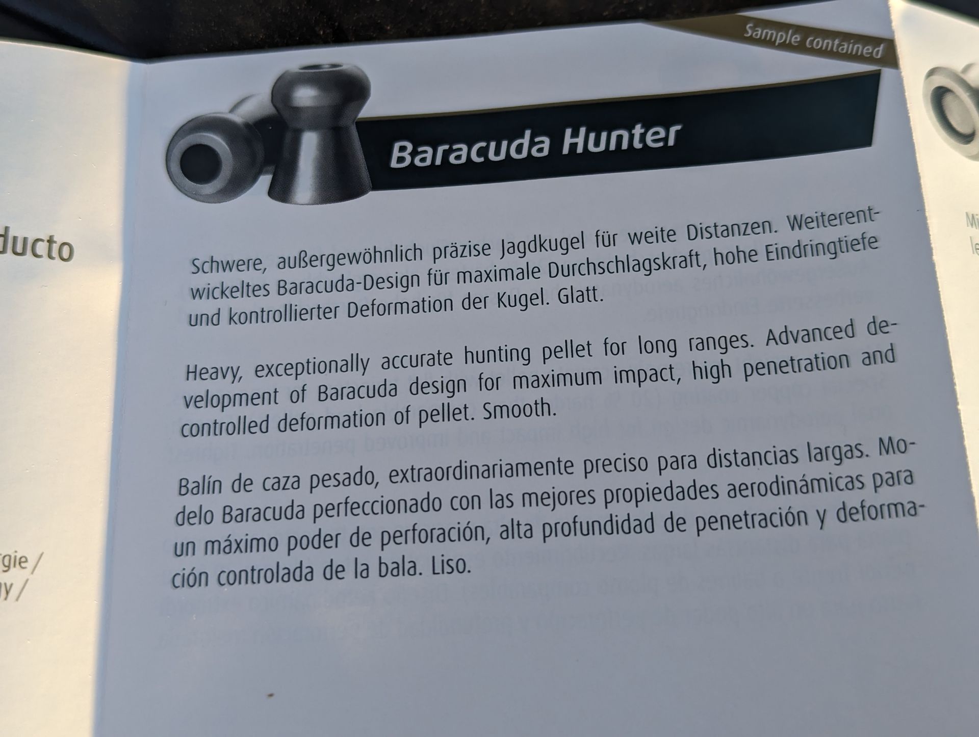 H&N baracuda hunter pellet testing