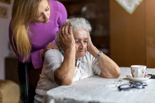 older woman needs help navigating her American heritage long term care insurance policy claim
