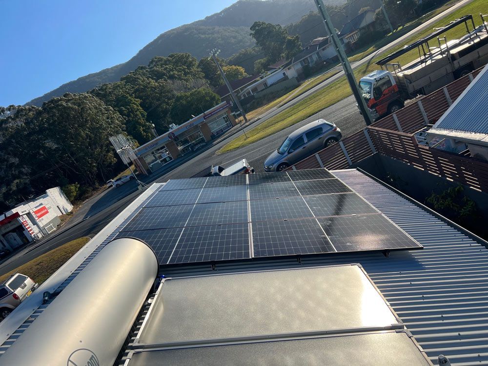 New Roof and Solar Panel — Electrician in Kempsey, NSW