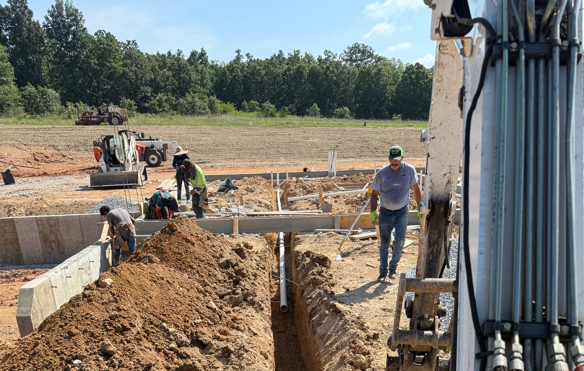Excavation & Land Clearing | Moore Septic Services