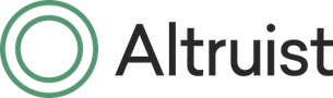 The Altruist logo, featuring two concentric green circles to the left of the word 