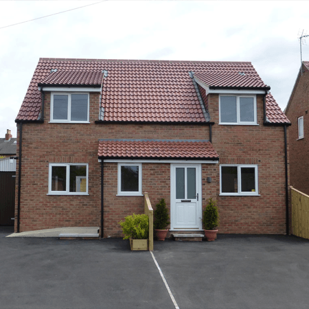 Two semi detatched houses