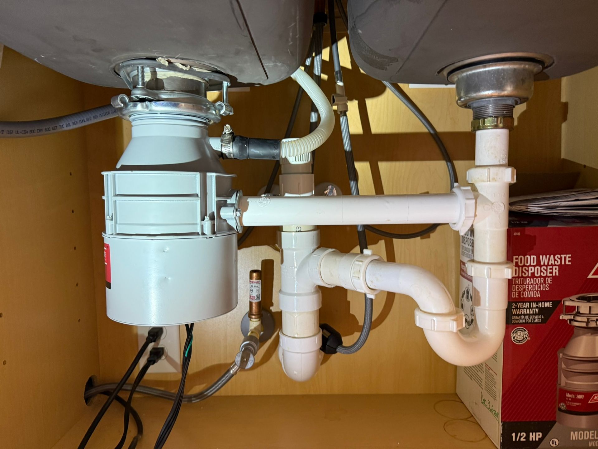 New Garbage Disposal Install