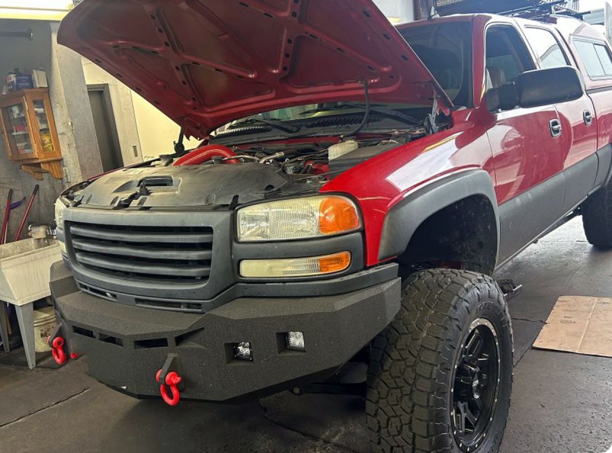Red Truck Parked in Our Auto Repair Shop in Citrus Heights, CA | TN3 Automotive