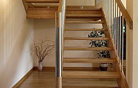modern staircase newels