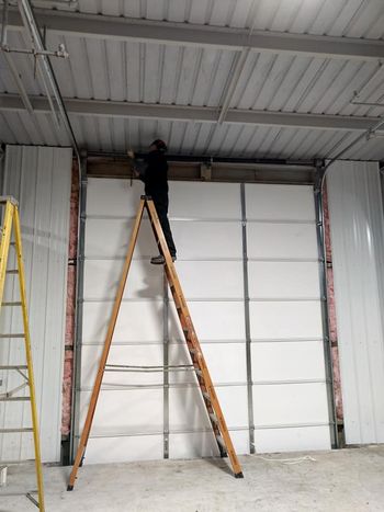 Modern White Garage Door — Shawnee, KS — Goodwin Garage Door, LLC.