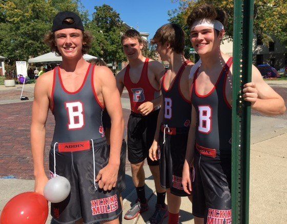 Wrestling Team - Bed Race to Aid Children, Inc.