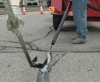 Crack Sealing — Paving Service in Kansas City, MO