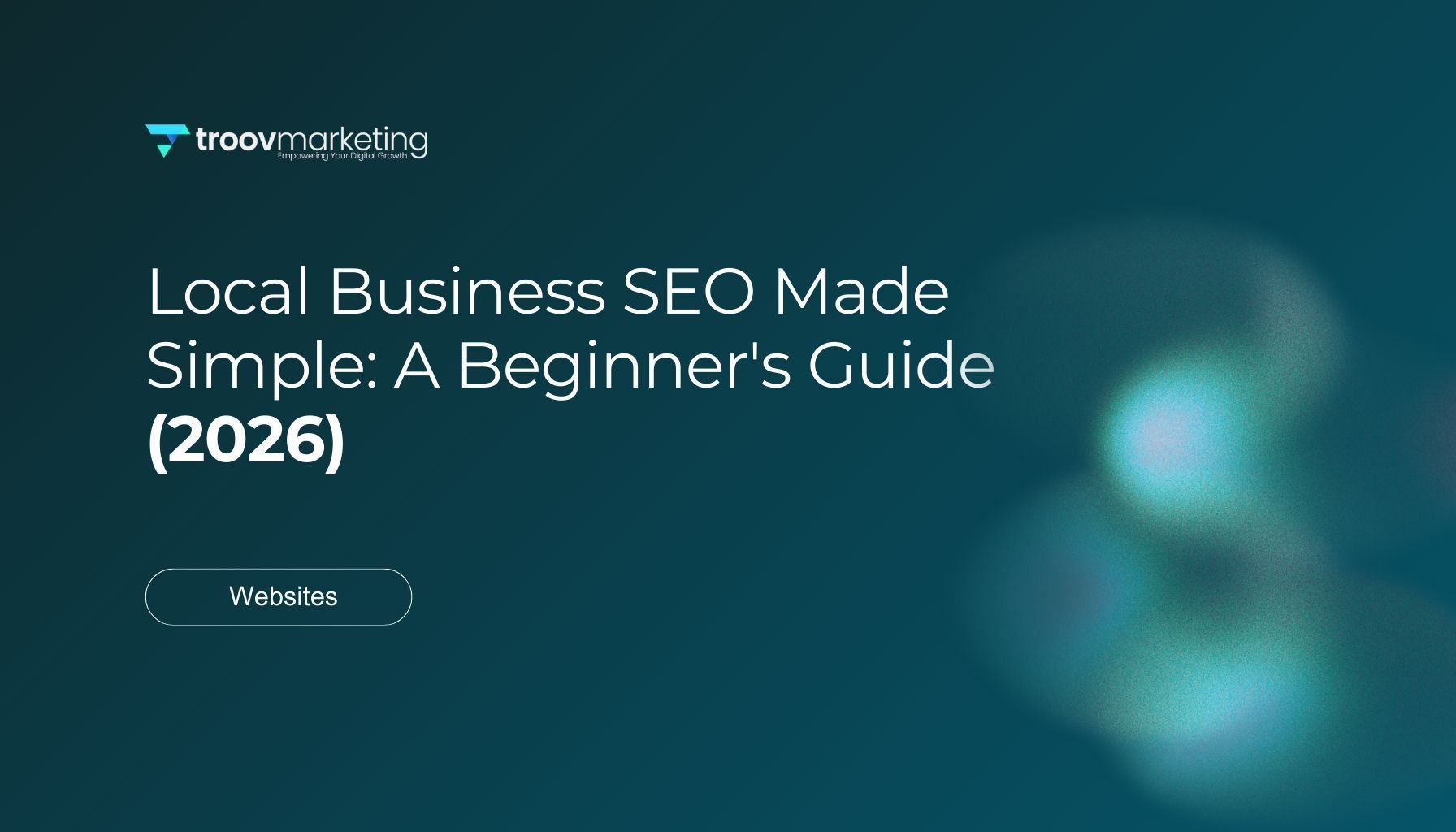 Dark teal slide with text: