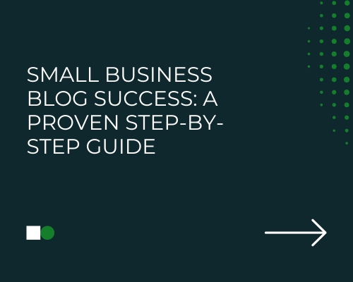 Text on a dark green background: