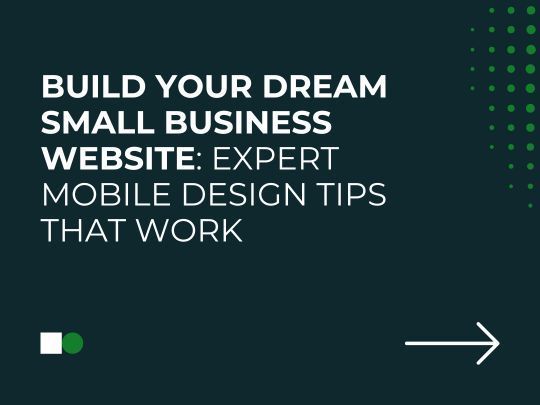 Text on a dark green background: 