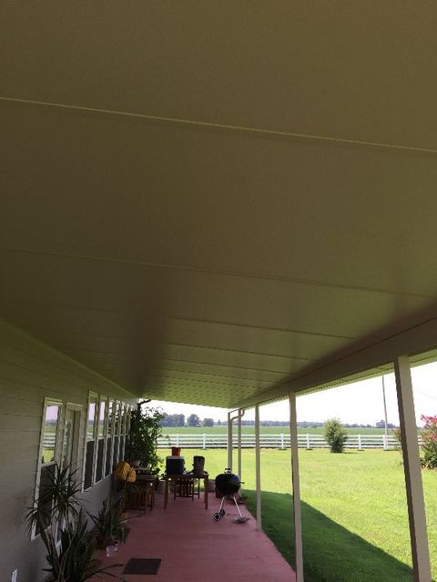 PATIO COVER 8' X 62' ACROSS BACK OF HOUSE, 3 INCH INSULATED ROOF, McGEHEE, AR.