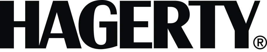 Hagerty logo in bold, black text with a registered trademark symbol.
