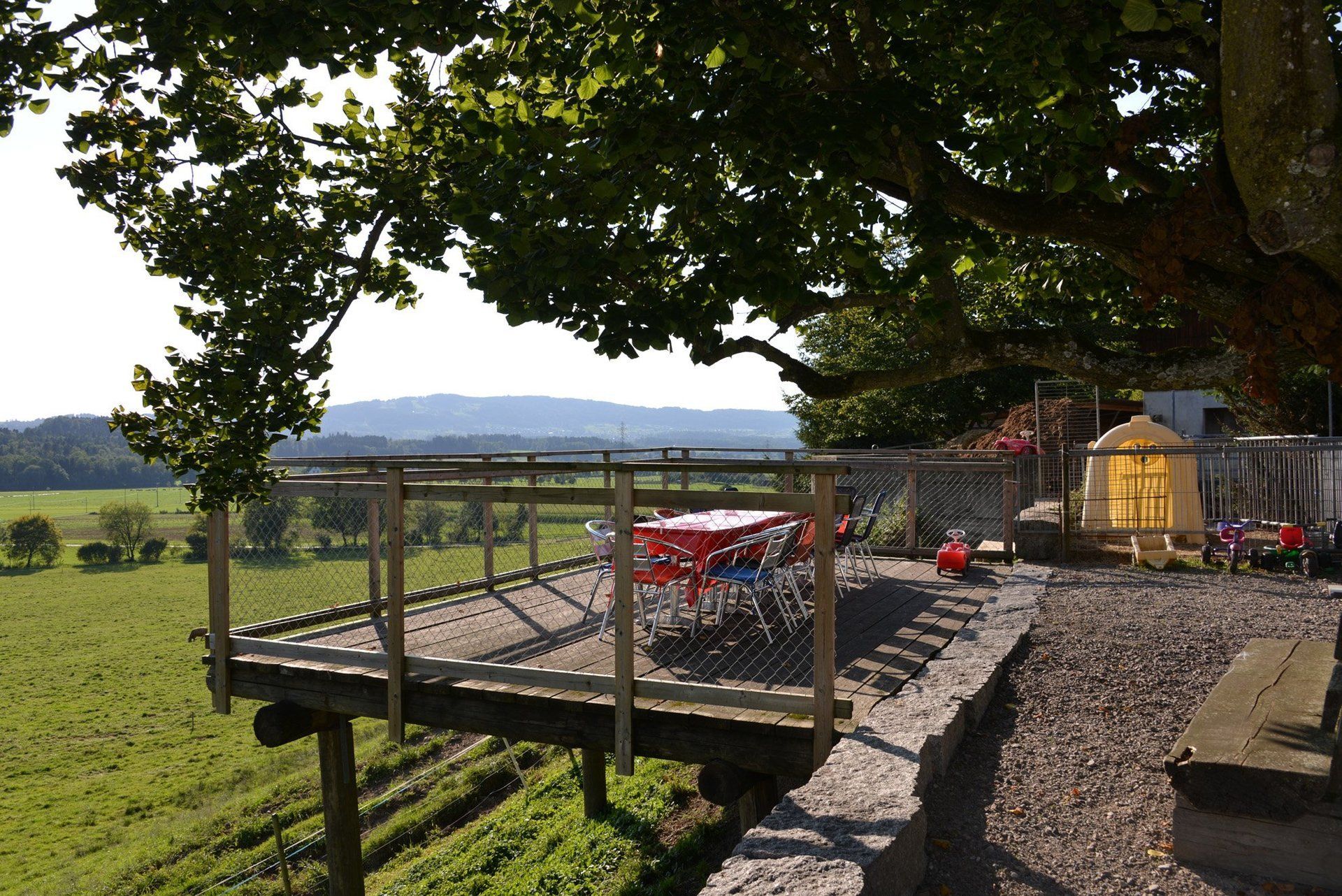 Terasse mit Aussicht