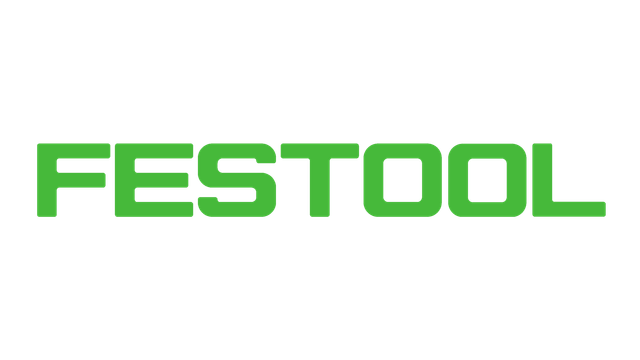 Green FESTOOL logo on a white background