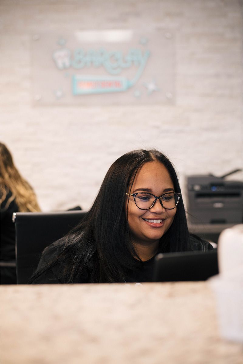 Dental Receptionist | Barclay Family Dental | Best Dentist For Family Dentistry, Dental Implants, and Cosmetic Dentistry in Cherry Hill, NJ