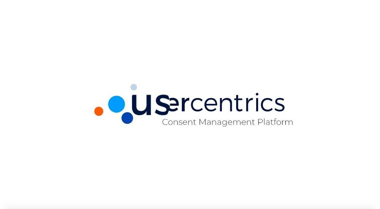 Le logo de usercentrics est sur fond blanc.