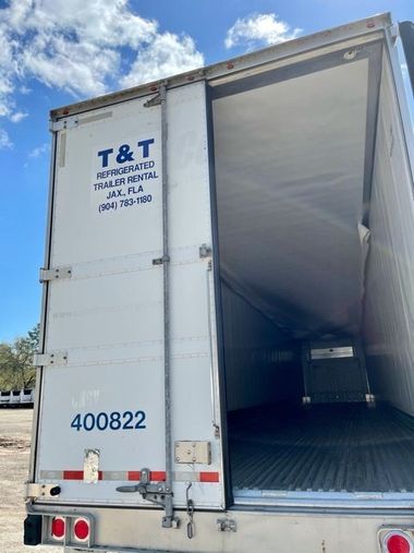 Inside View of Trailer Truck — Jacksonville, FL — Truck & Trailer Refrigeration Service Inc.