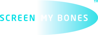 A logo for a company called screen my bones