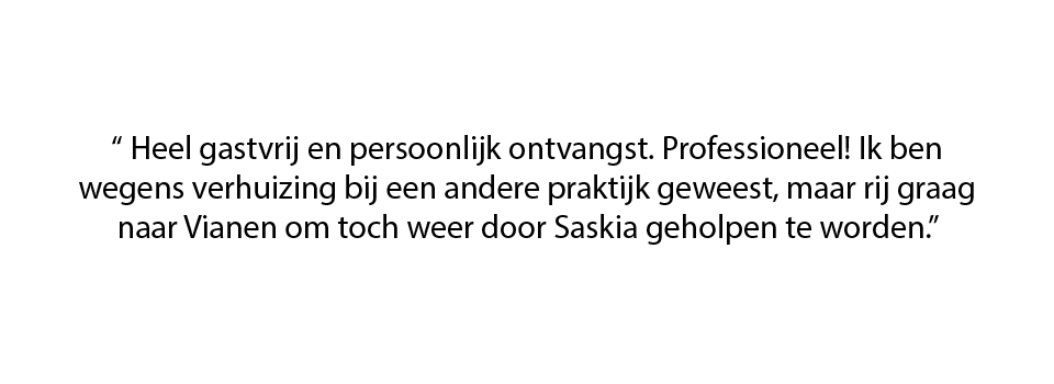 Klantwaardering Saskia den Hartog Mondhygienist