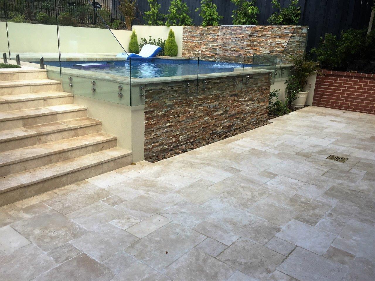 pool pavers and adhesive products