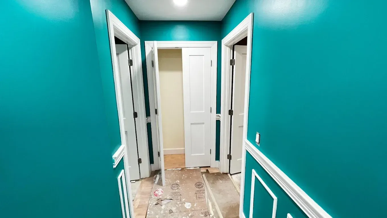 hallway painting renovation