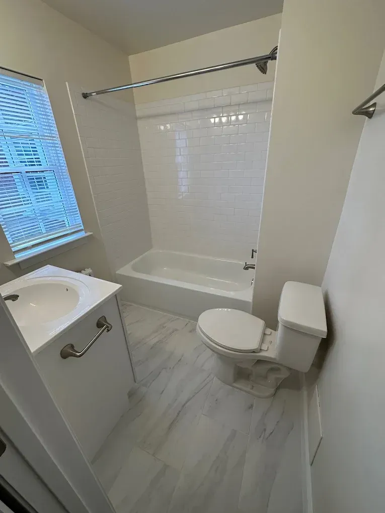 a bathroom renovation